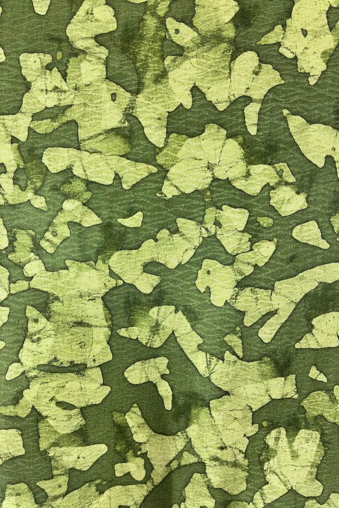 Vintage Green Silk Kimono Cardigan-ThisBlueBird