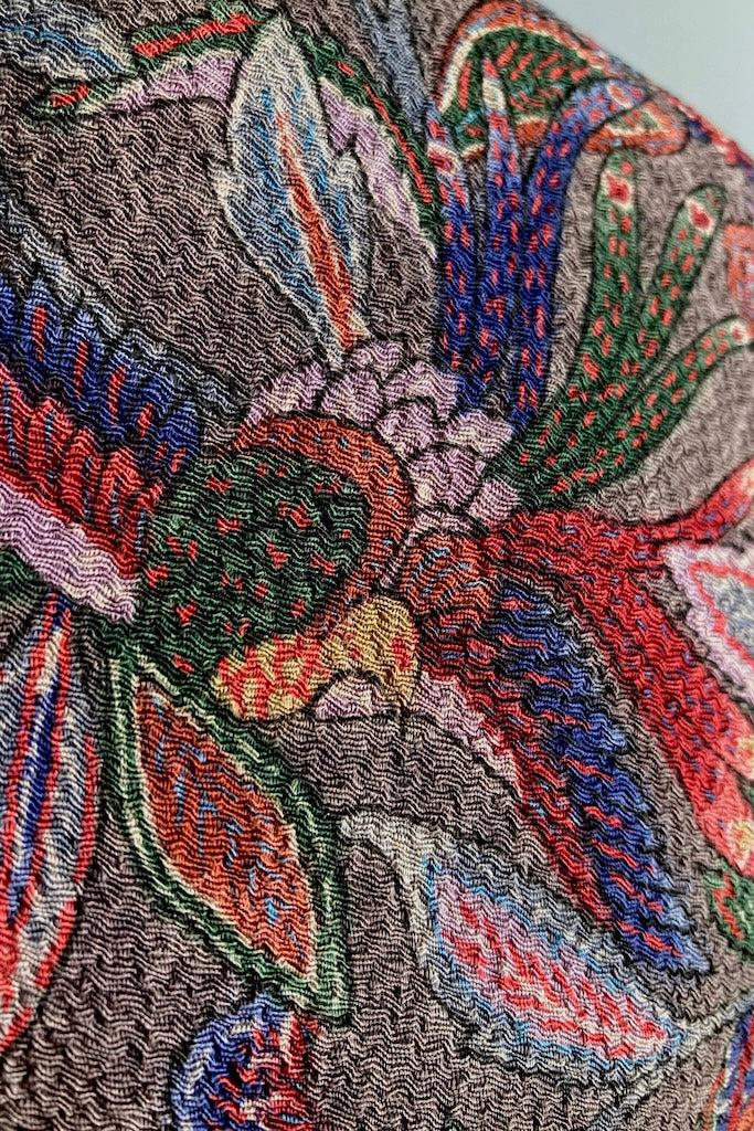 Vintage Grey Gardens Silk Kimono-ThisBlueBird