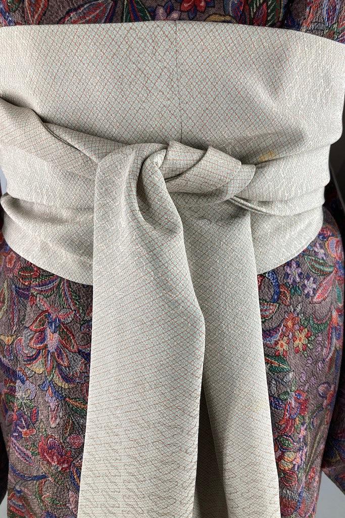 Vintage Grey Gardens Silk Kimono-ThisBlueBird
