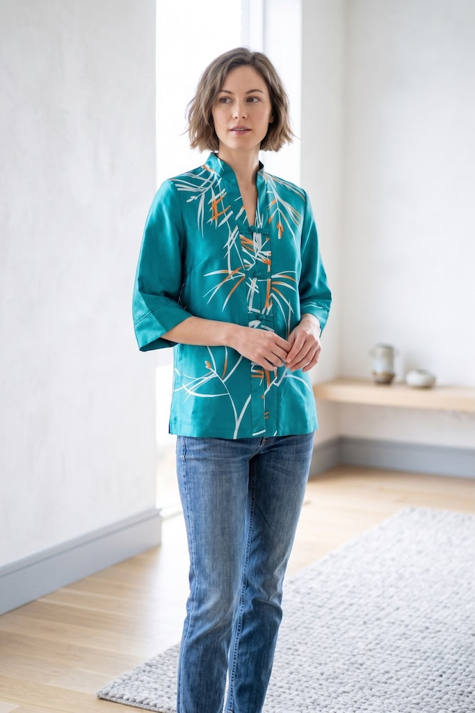 Vintage Hawaiian Print Tunic-ThisBlueBird