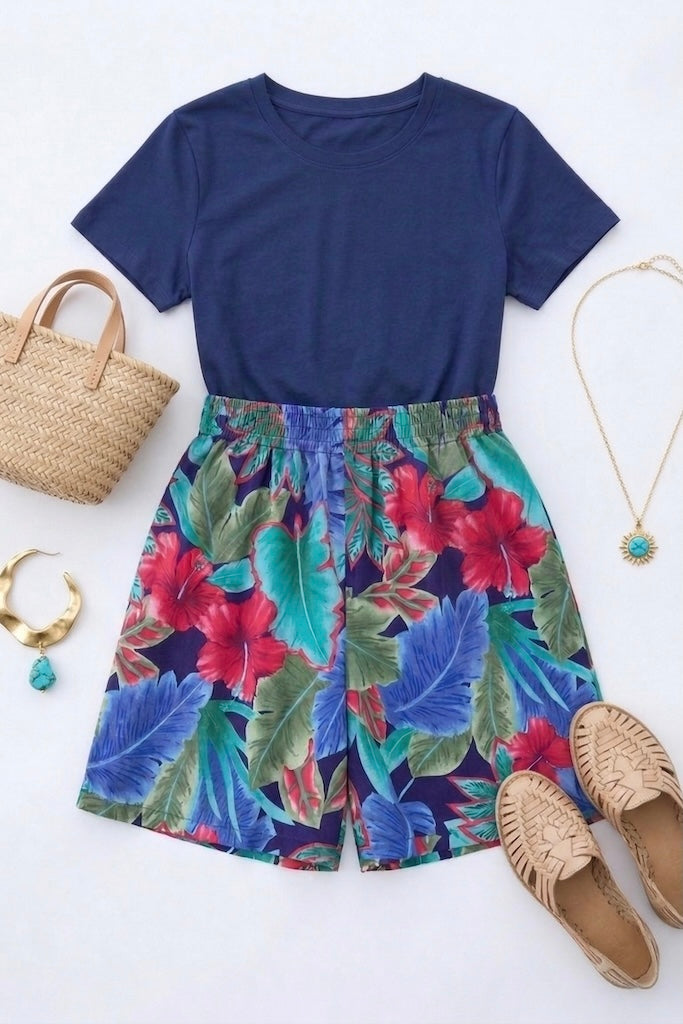 Vintage Hilo Hattie Hawaiian Shorts-ThisBlueBird