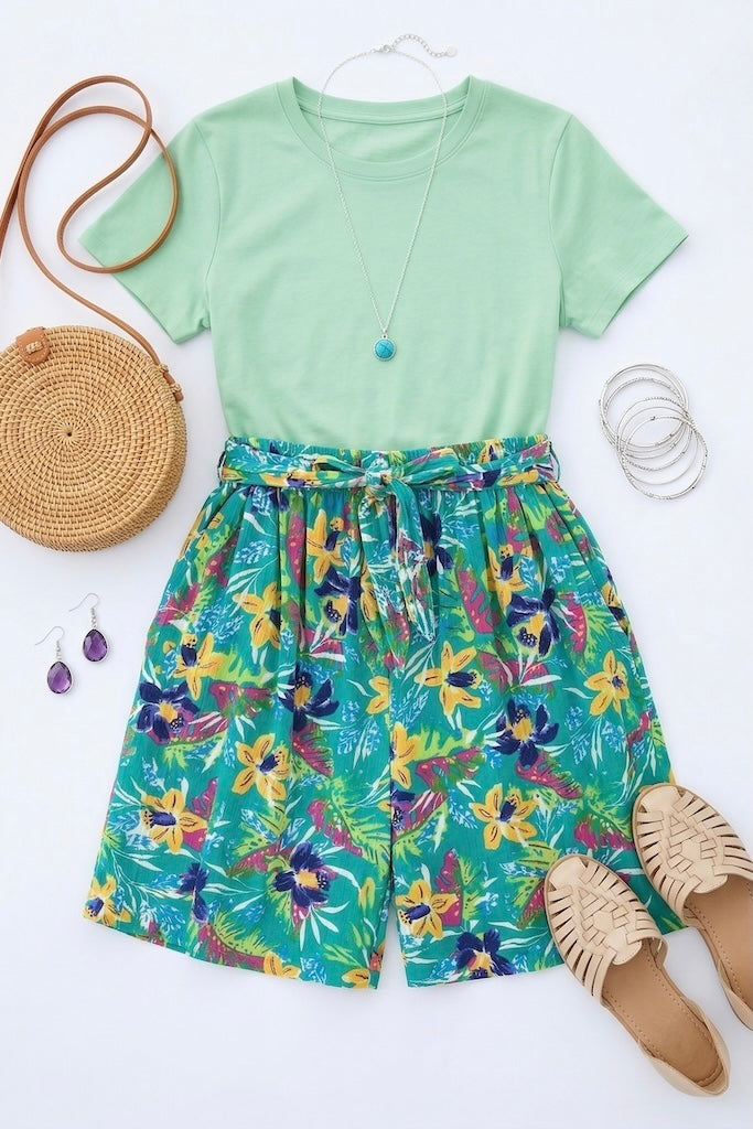 Vintage Jantzen Hawaiian Print Shorts-ThisBlueBird