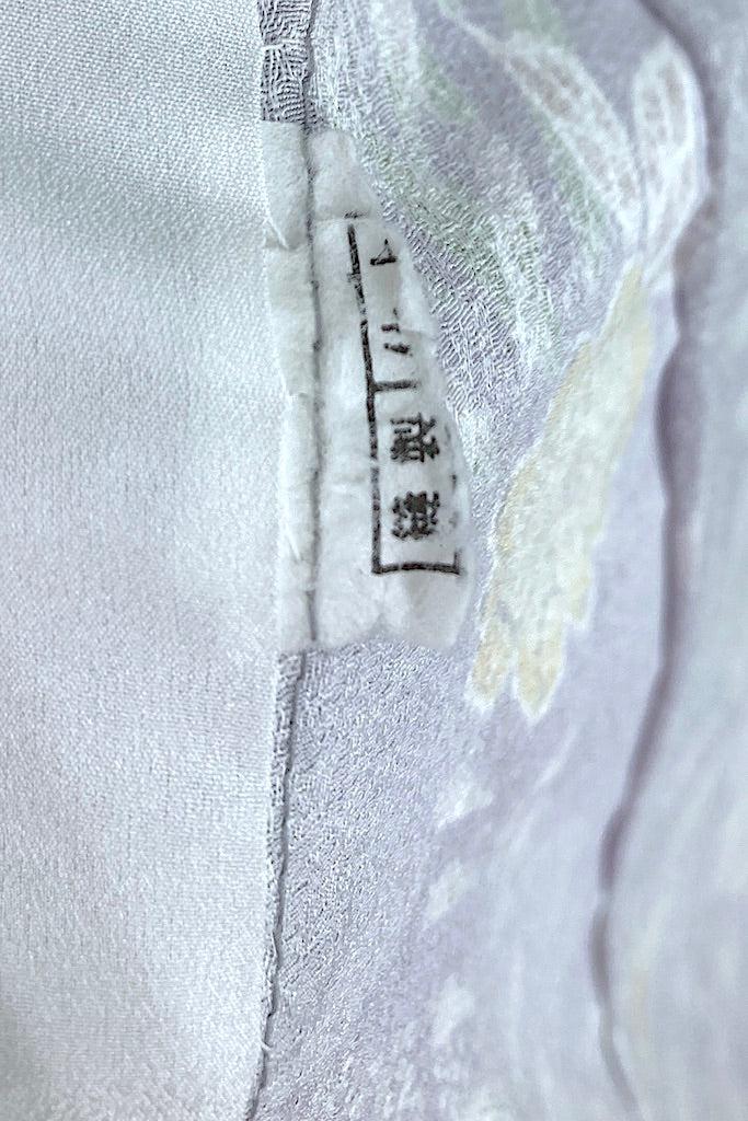 Vintage Lavender &amp; Green Kimono-ThisBlueBird