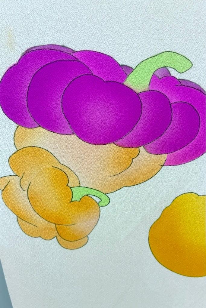 Vintage Leonard Neon Fruit Silk Kimono-ThisBlueBird