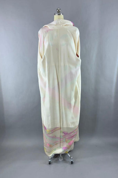 Vintage Leonard Neon Fruit Silk Kimono-ThisBlueBird
