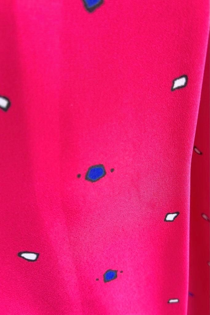 Vintage Liz Claiborne Pink Wrap Dress-ThisBlueBird