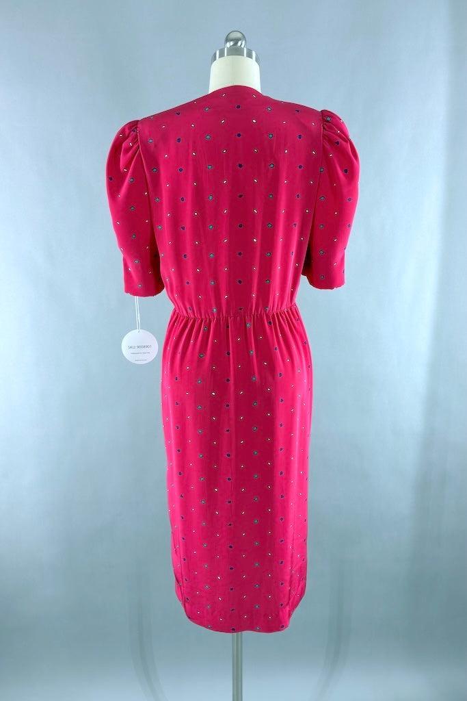 Vintage Liz Claiborne Pink Wrap Dress – ThisBlueBird