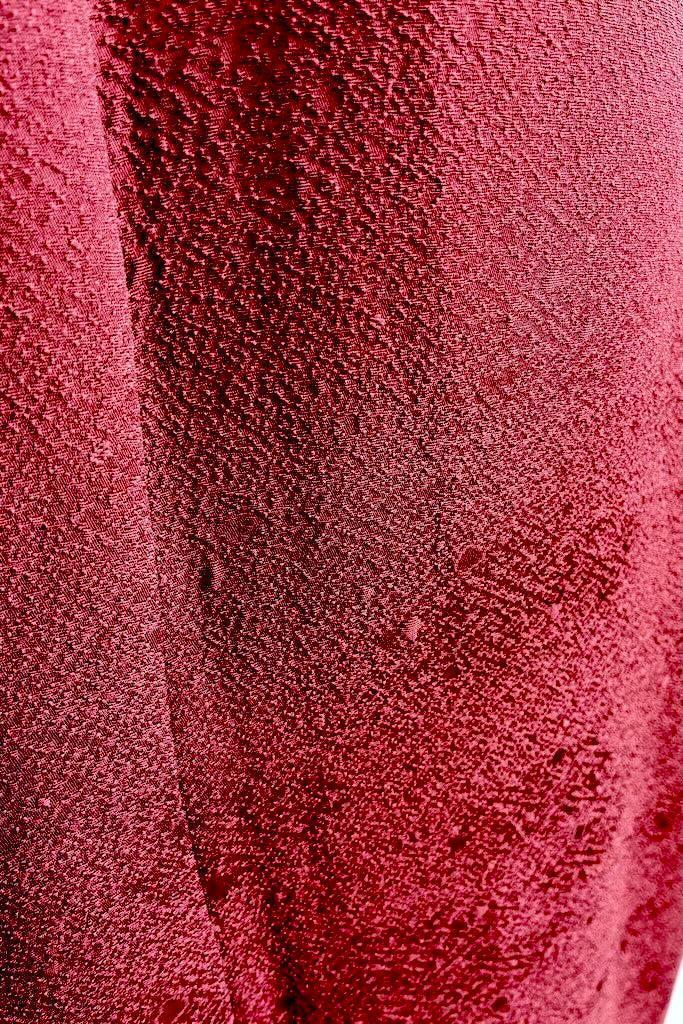 Vintage Maroon Silk Kimono-ThisBlueBird