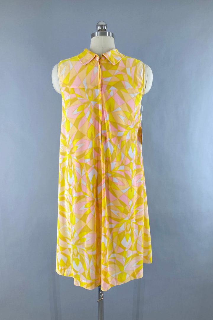 Vintage Mod 60s Swing Dress-ThisBlueBird