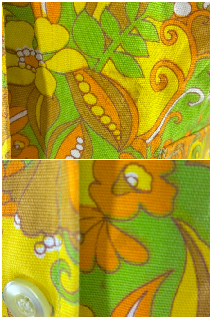 Vintage Mod Yellow Floral Jacket-ThisBlueBird