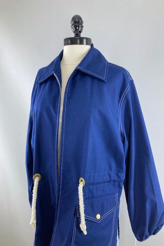 Vintage Navy Spring Jacket-ThisBlueBird
