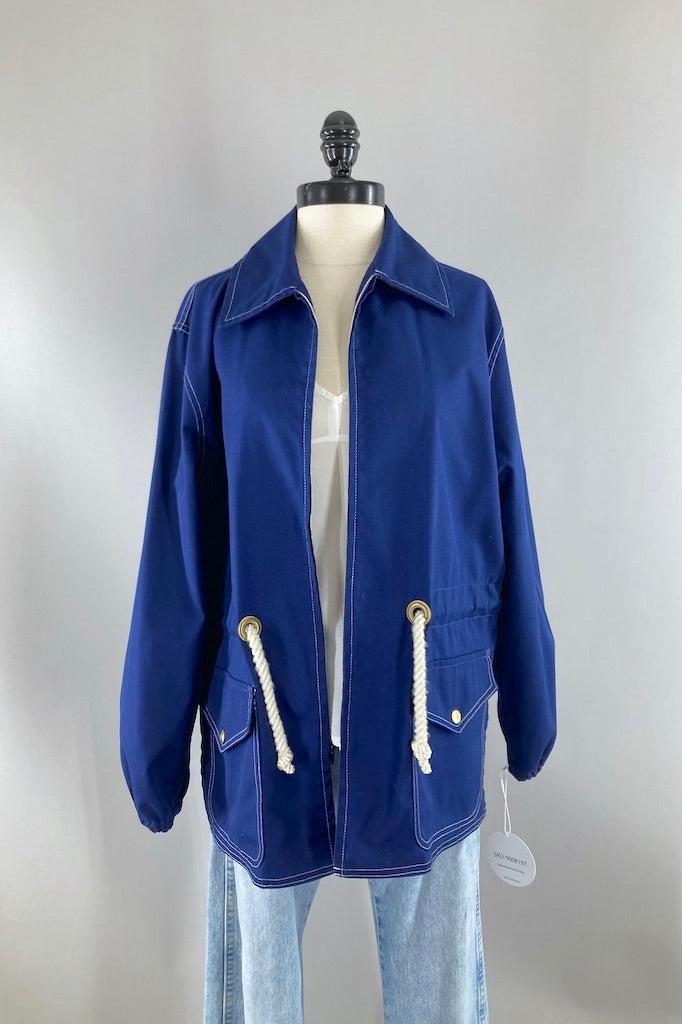 Vintage Navy Spring Jacket-ThisBlueBird