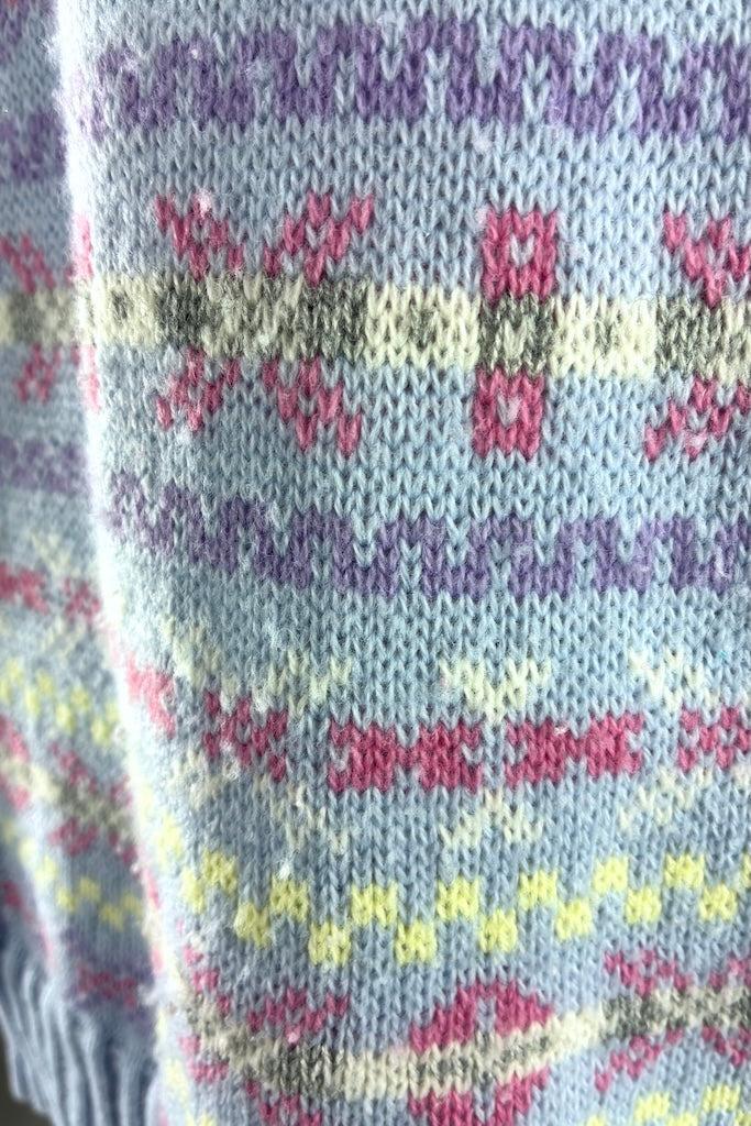 Vintage Pastel Fair Isle Sweater-ThisBlueBird