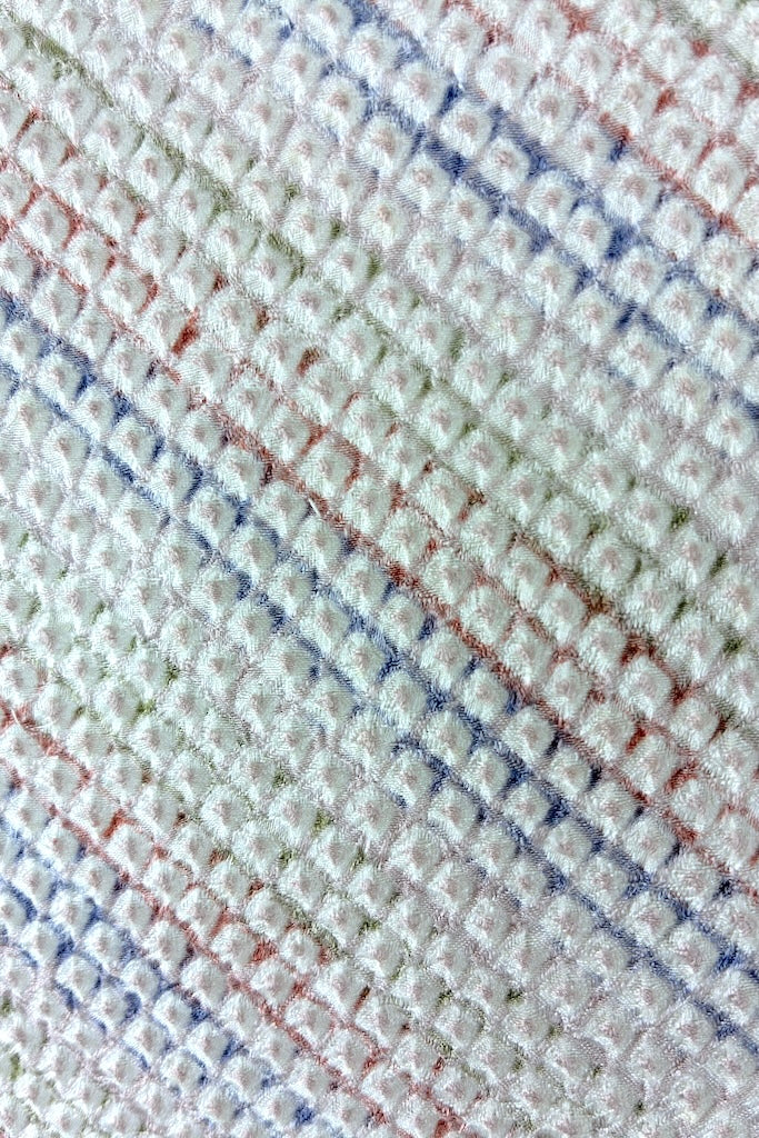 Vintage Pastel Rainbow Shibori Silk Kimono Cardigan-ThisBlueBird