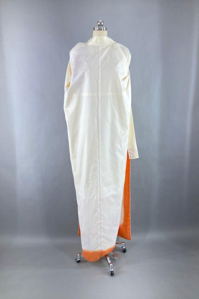 Vintage Pastel Yellow Drums Print Kimono-ThisBlueBird