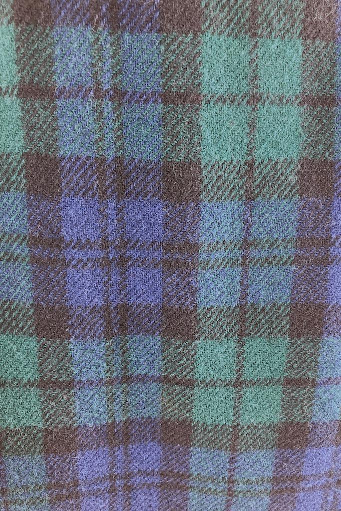 Vintage Pendleton Black Watch Tartan Wool Skirt-ThisBlueBird