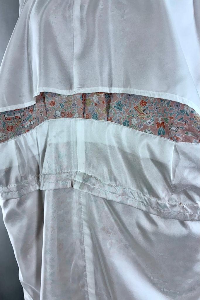 Vintage Pink Novelty Print Kimono-ThisBlueBird