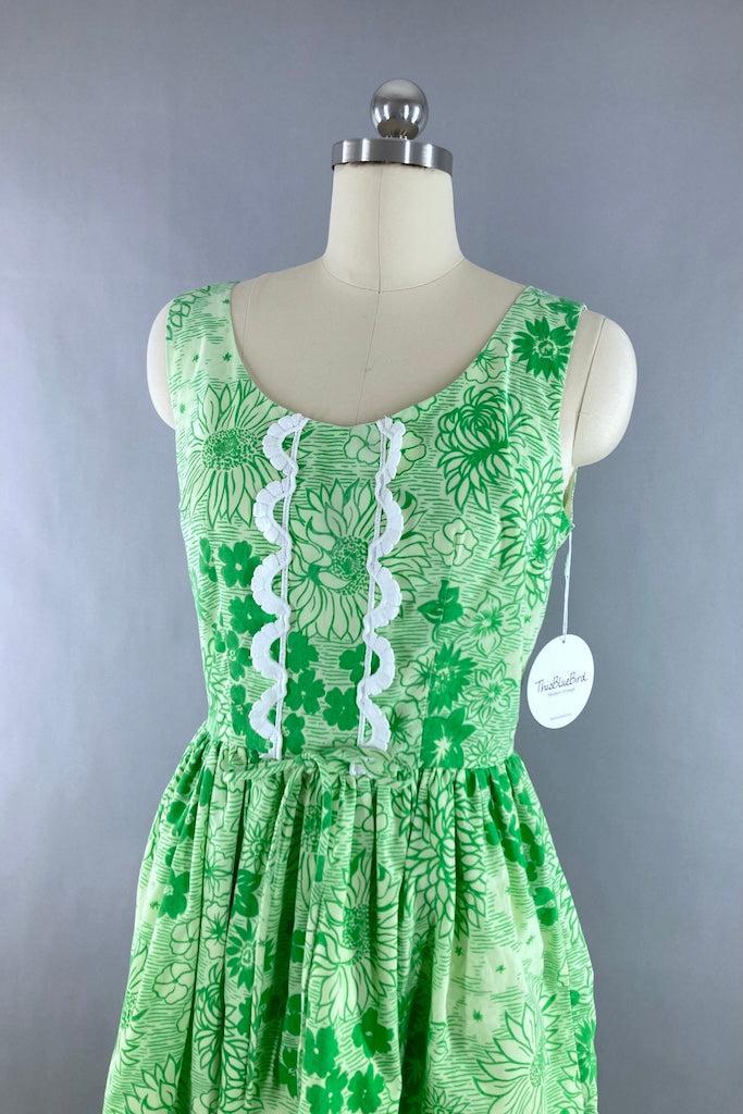 Vintage Preppy 60s Sun Dress-ThisBlueBird