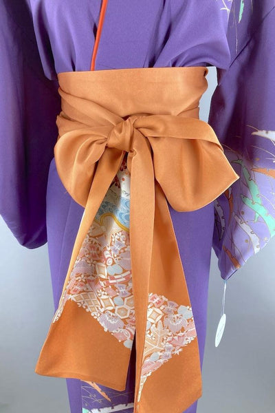 Vintage Purple Mint Abstract Kimono-ThisBlueBird