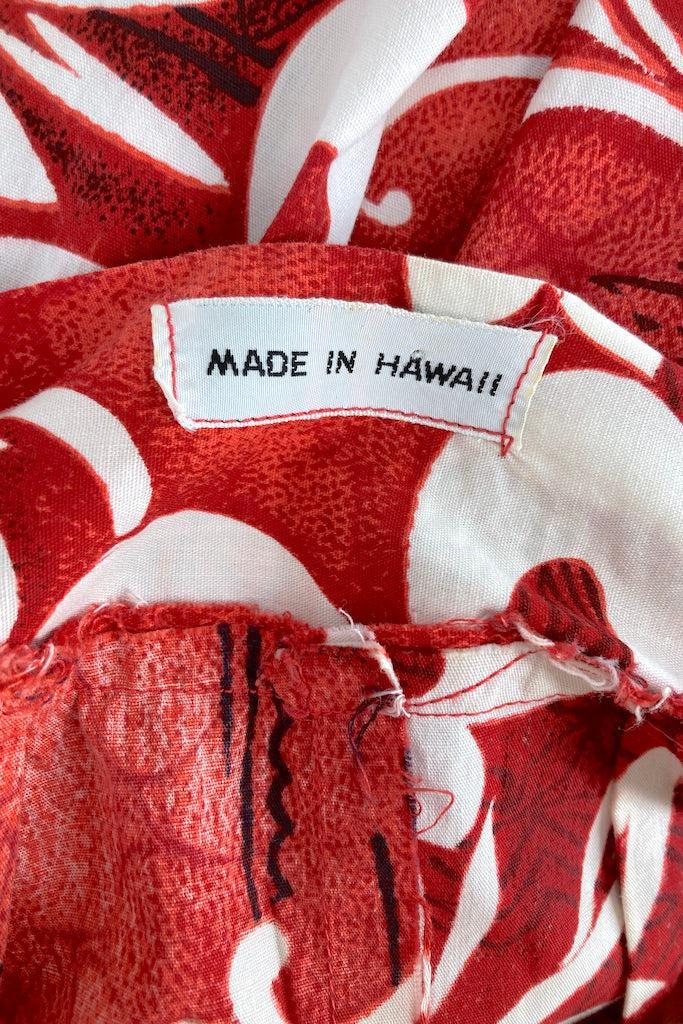Vintage Red Hawaiian Dress – ThisBlueBird