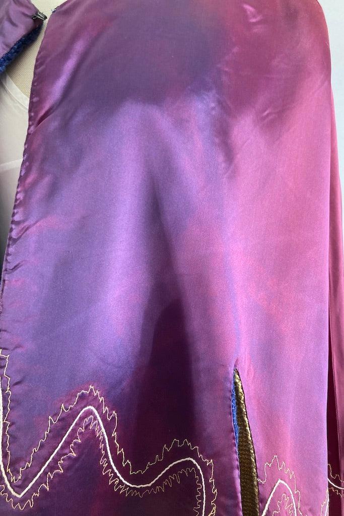 Vintage Reversible Embroidered Cape-ThisBlueBird