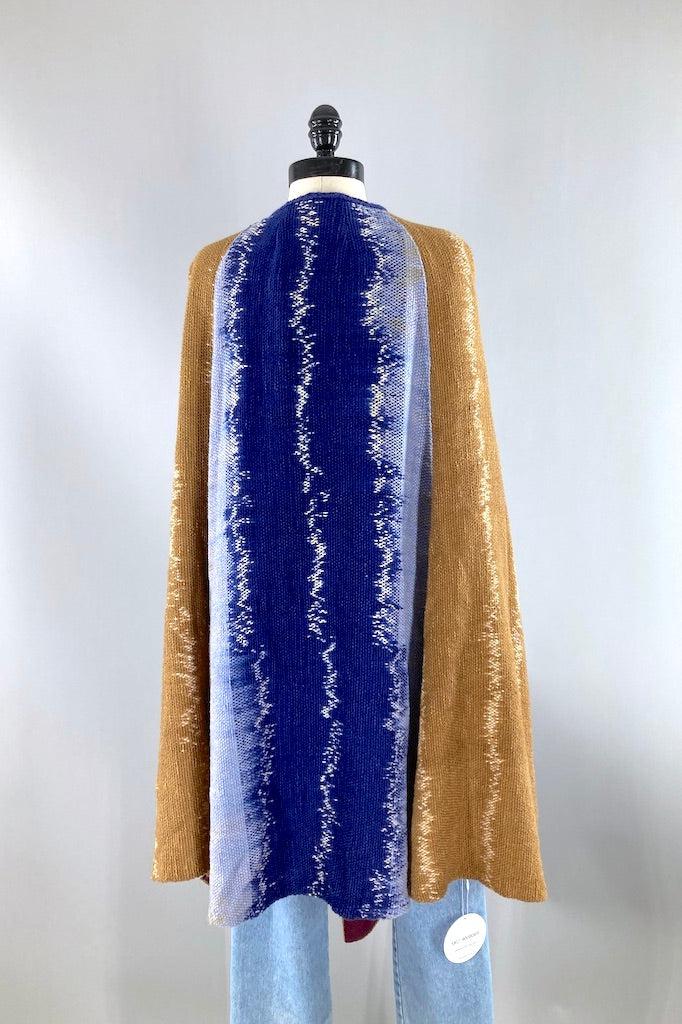 Vintage Reversible Embroidered Cape-ThisBlueBird