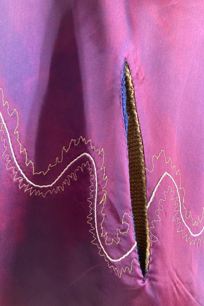 Vintage Reversible Embroidered Cape-ThisBlueBird