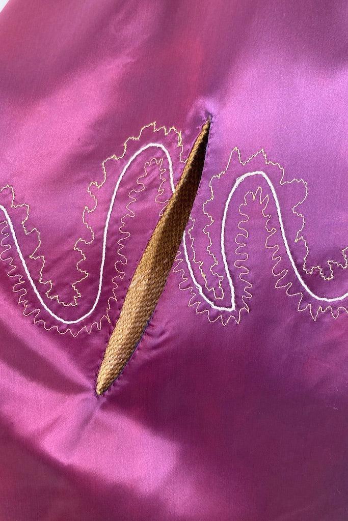 Vintage Reversible Embroidered Cape-ThisBlueBird
