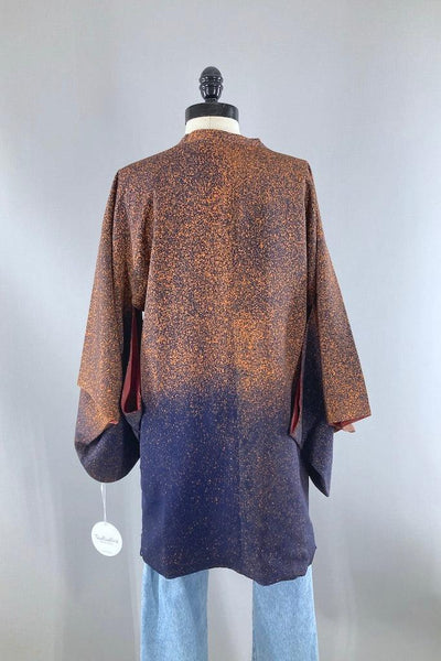 Vintage Reversible Silk Kimono Jacket-ThisBlueBird