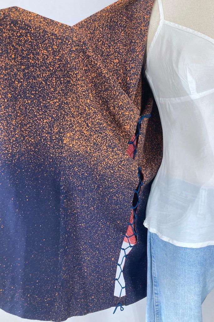 Vintage Reversible Silk Kimono Jacket-ThisBlueBird