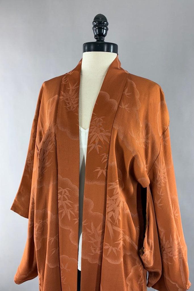 Vintage Silk Kimono Haori Cardigan-ThisBlueBird