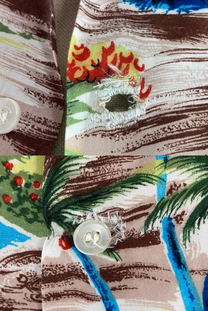 Vintage South Pacific Hawaiian Print Shirt-ThisBlueBird