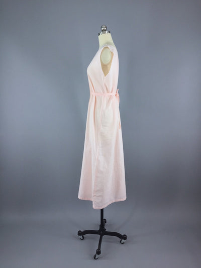 1920s Nightgown / Pink Cotton Batiste - ThisBlueBird
