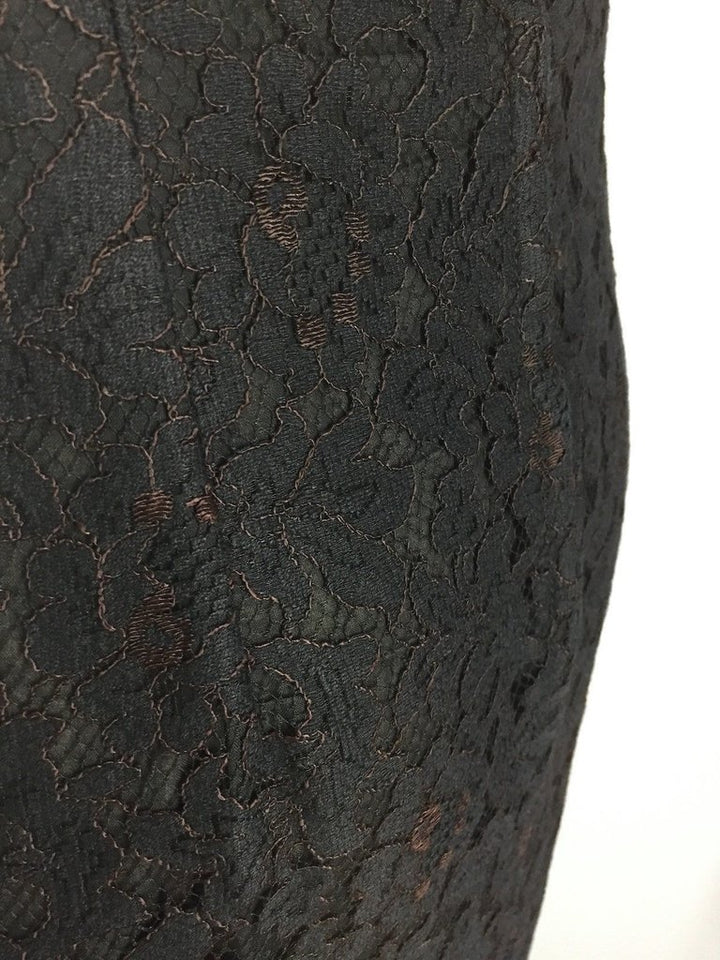 1950s Vintage Helen Whiting Black Lace Cocktail Dress - ThisBlueBird