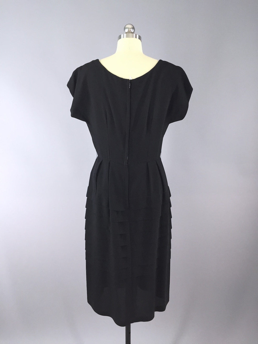 1950s Vintage Little Black Dress - ThisBlueBird