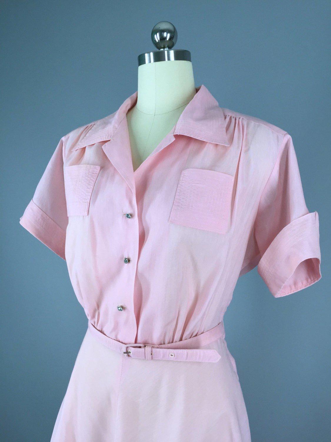 1956 Vintage Daygown- Pink main image 0