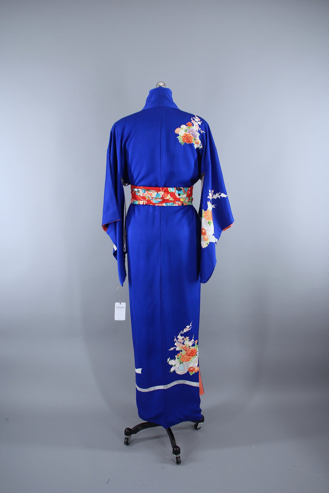 1960s Vintage Kimono Robe / Royal Blue Floral – ThisBlueBird