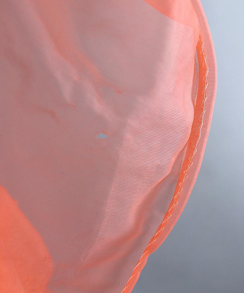 1960s Vintage Orange Chiffon Nightie Nightgown - ThisBlueBird