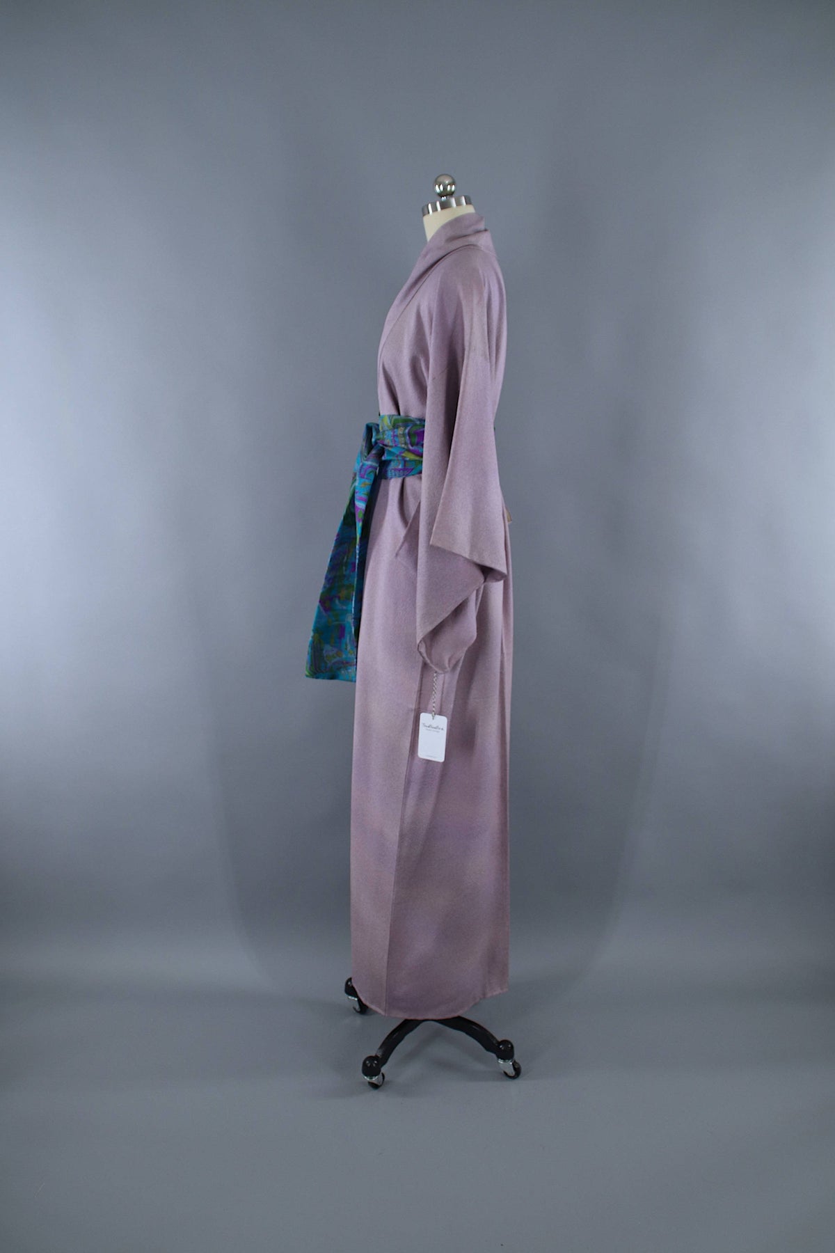 1960s Vintage Silk Kimono Robe / Dusty Lavender – ThisBlueBird