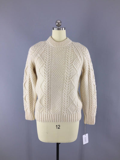1960s Vintage Wool Sweater / Saks Fifth Avenue / Northern Ireland - ThisBlueBird