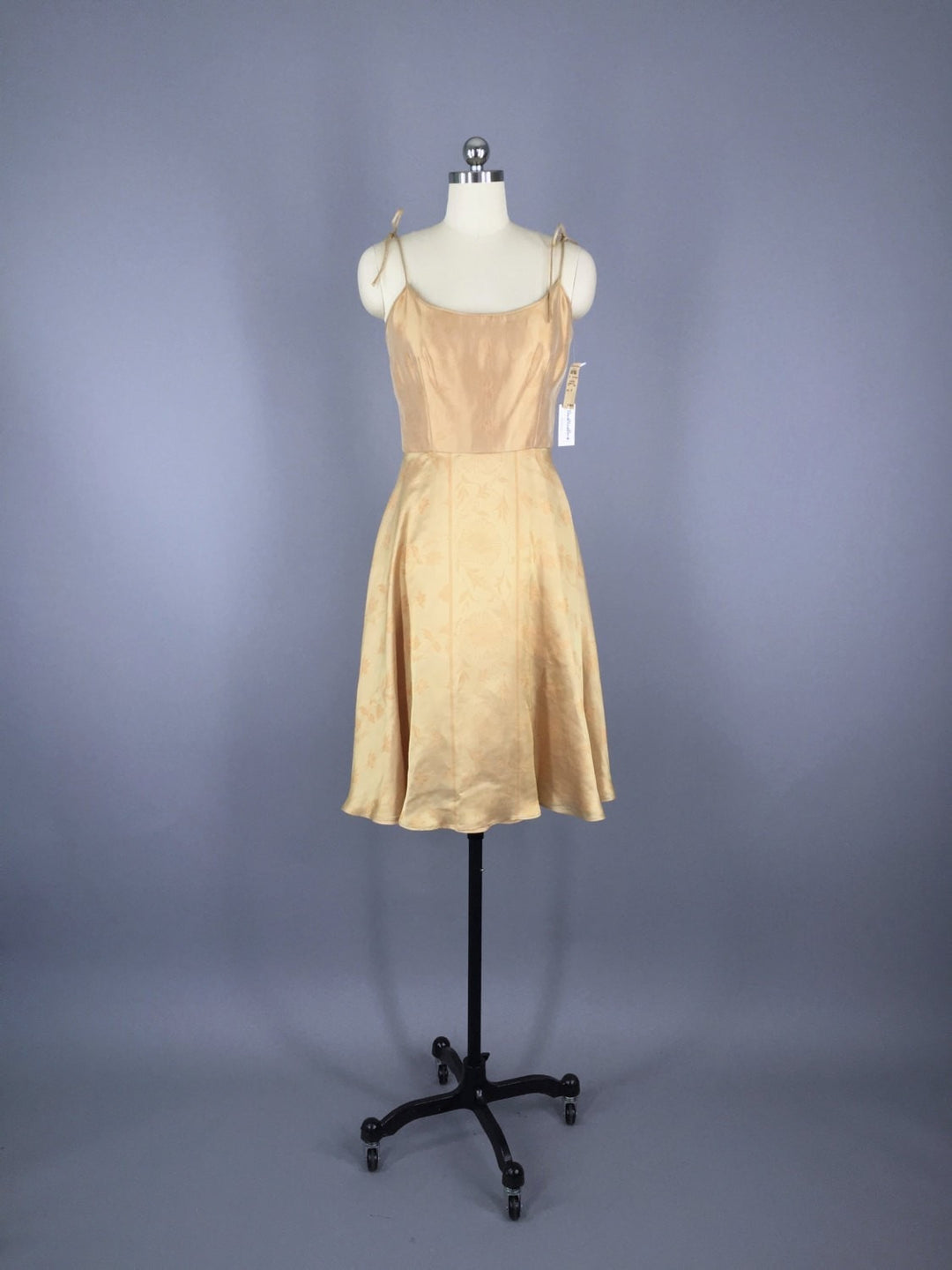 1990s Vintage Giorgio Armani Gold Cocktail Dress with Original Bergdor ThisBlueBird 1990s Vintage Giorgio Armani Gold Cocktail Dress with Original Bergdor ThisBlueBird