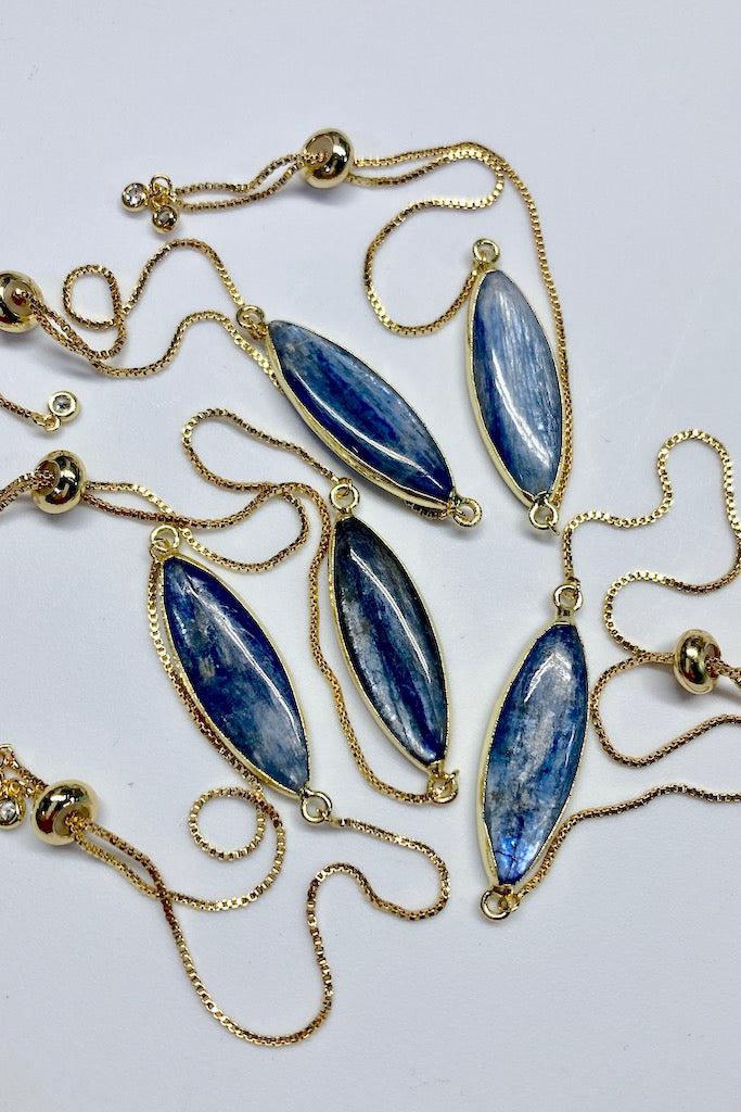 Gold Kyanite Bracelet-ThisBlueBird