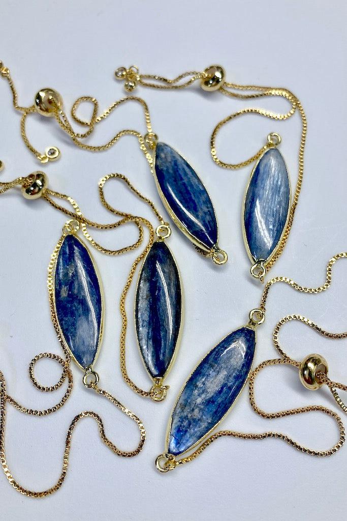 Gold Kyanite Bracelet-ThisBlueBird