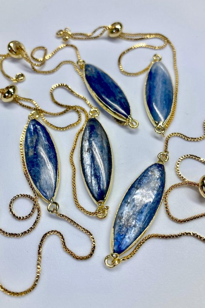 Gold Kyanite Bracelet-ThisBlueBird