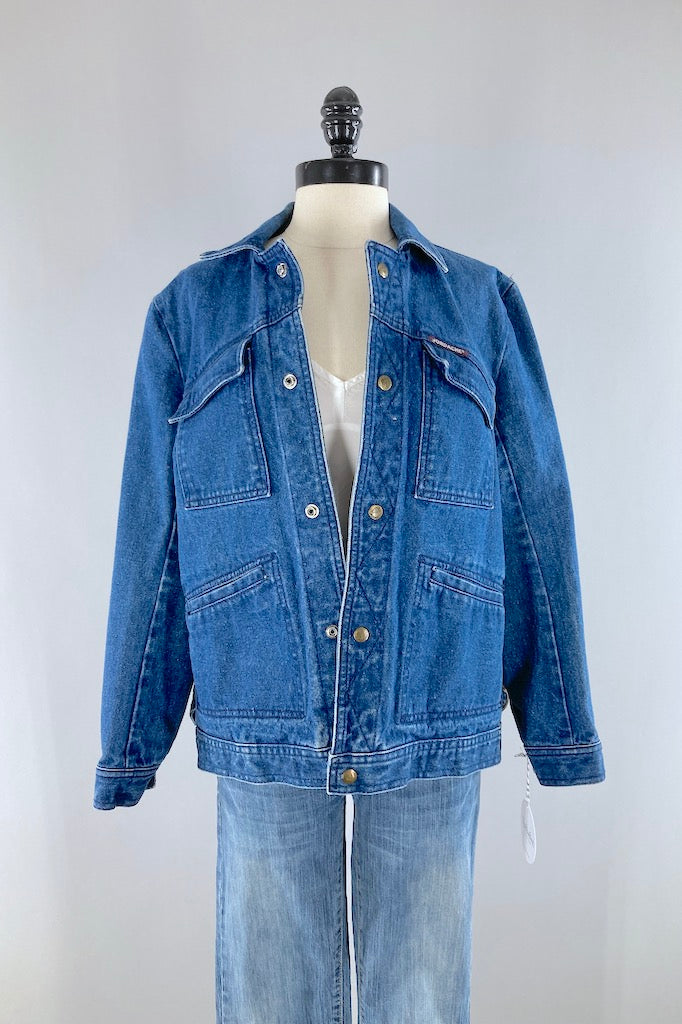 Vintage 80s Jordache Jean Jacket-ThisBlueBird