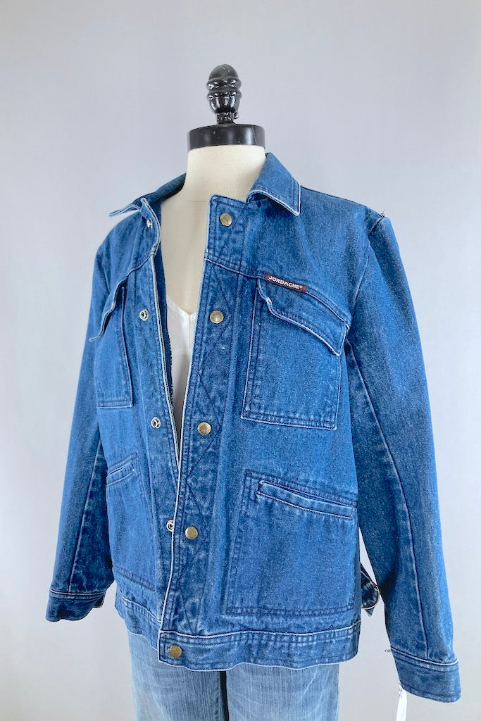 Vintage 80s Jordache Jean Jacket-ThisBlueBird