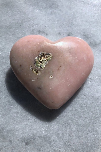 Pink Opal Heart-ThisBlueBird - Modern Vintage