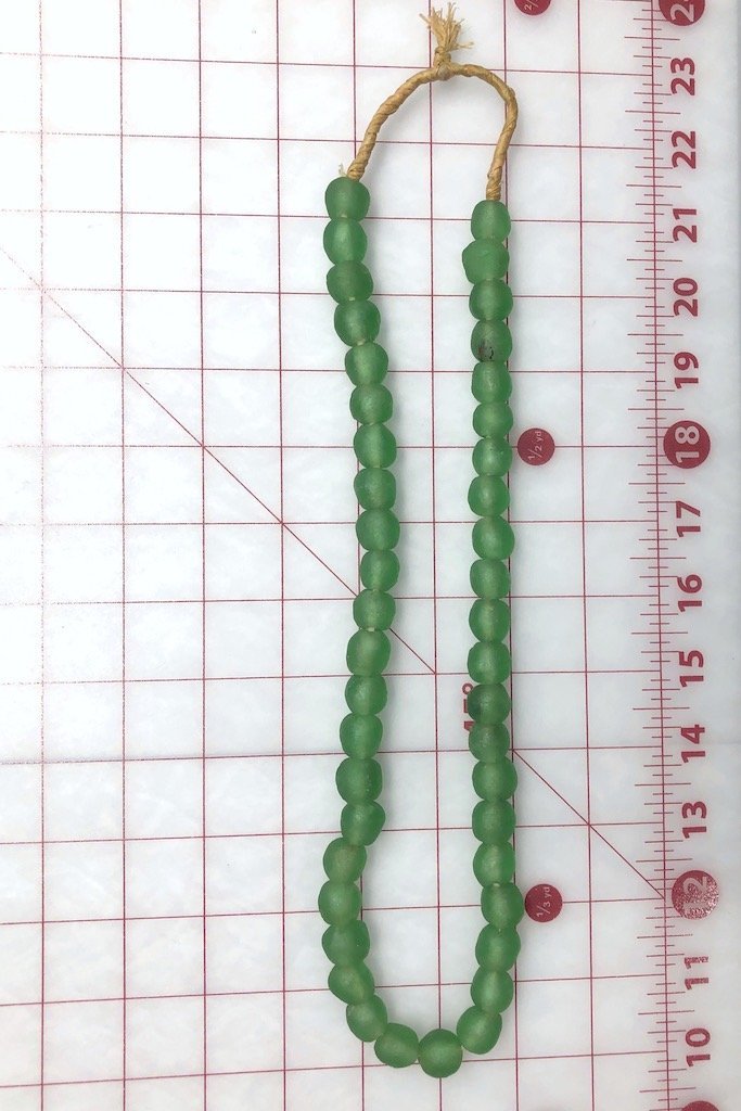 Recycled Glass Beads - Bottle Green-ThisBlueBird - Modern Vintage