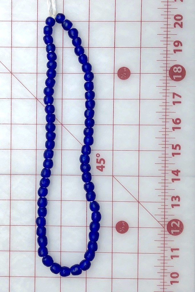 Recycled Glass Beads - Cobalt Blue-ThisBlueBird - Modern Vintage