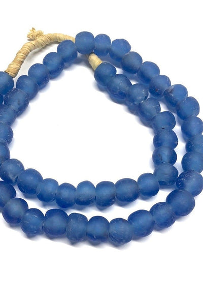 Recycled Glass Beads - Cornflower Blue-ThisBlueBird - Modern Vintage